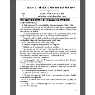 Tư liệu dạy - học lịch sử 9 (dùng chung các bộ sgk hiện hành) - HA