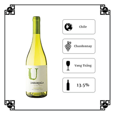 Rượu Vang Trắng Undurraga U Chardonnay