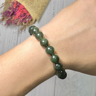Vòng tay Thạch Anh Tóc xanh 9mm chuẩn 4A