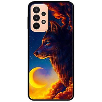 Ốp lưng dành cho Samsung A13 4G mẫu Sói Và Mặt Trăng