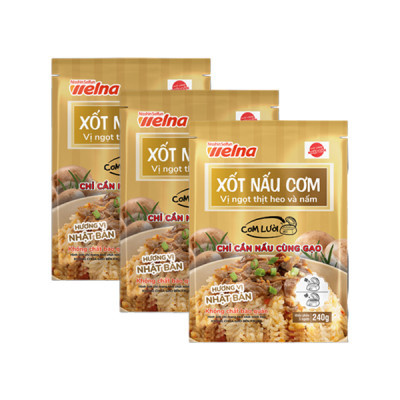 [Tặng 1 Gói] Combo 7 Gói Xốt Nấu Cơm Hương Vị Ngọt Thịt Heo Và Nấm -  Nisshin Seifun Welna Shop