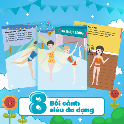 Sách Sáng tạo thời trang: Thời trang nghề nghiệp (Hơn 100 stickers)