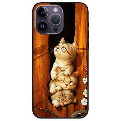 Ốp lưng dành cho Iphone 14 - Iphone 14 Plus - Iphone 14 Pro - Iphone 14 Pro Max - Ba Chú Mèo Ngắm