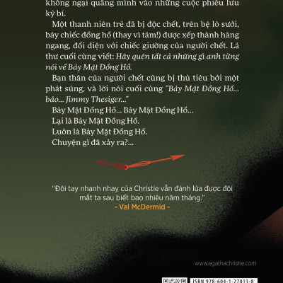 Sách - The Seven Dials Mystery - Kỳ Án Bảy Mặt Đồng Hồ