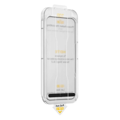 Kính cường lực khung tự dán cho iPhone 16 ProMax / 16 / 16 Plus / 16 Pro hiệu WIWU SQ-008 Easy install - Viền siêu mỏng 0.33mm, chống mẻ cạnh, Phủ nano siêu mượt - Hàng nhập khẩu