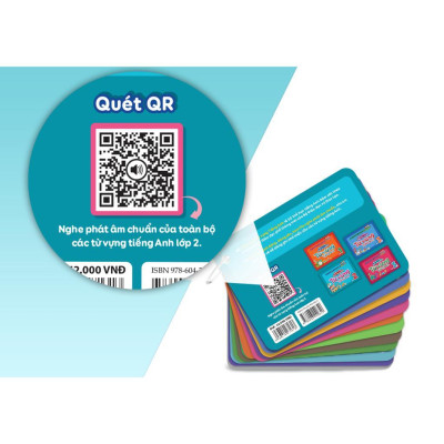 Sách Flashcard - Vui Học Tiếng Anh - Nghe Và Học Phát Âm Chuẩn Từ Vựng Tiếng Anh Lớp 2 - Megabook
