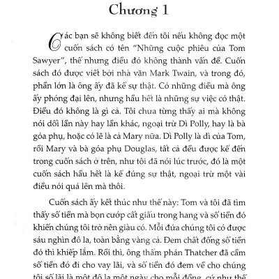 Sách - Những Cuộc Phiêu Lưu Của Huckleberry Fin (Tái Bản)