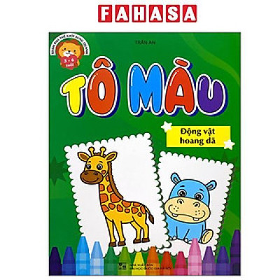 Sách - Khám Phá Thế Giới Xung Quanh - Tô Màu Động Vật Hoang Dã