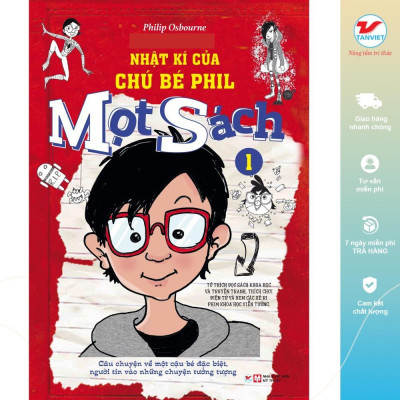 Sách - Nhật Ký Chú Bé Phil Mọt Sách - Chọn Lẻ 5 Tập - Philip Osbourne - Tân Việt Books