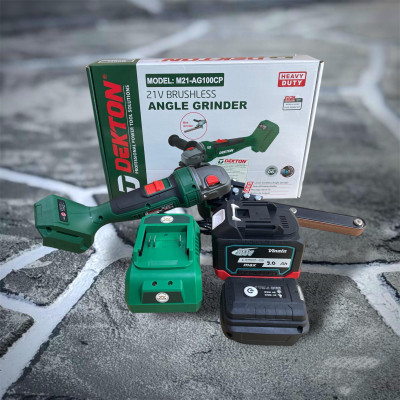 MÁY MÀI GÓC PIN  M21-AG100CP01 DEKTON-HÀNG CHÍNH HÃNG