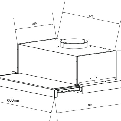 Máy hút mùi Eurosun EH-60AF85S - Hàng Chính Hãng