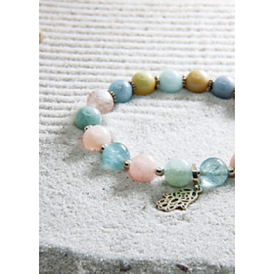 Vòng tay phong thủy Beryl Pastel  VT006  BlackMount