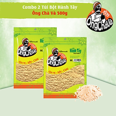 Combo 2 Túi Bột Hành Tây Ông Chà Và 500g (Onion powder)