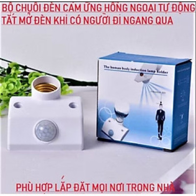 CHUÔI ĐÈN CẢM BIẾN HỒNG NGOẠI TỰ ĐỘNG BẬT TẮT ĐÈN THÔNG MINH 