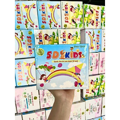 1 thùng/100 cái Khẩu trang trẻ em 5D cao cấp thương hiệu Duy Quân phù hợp cho trẻ từ 1-10 tuổi