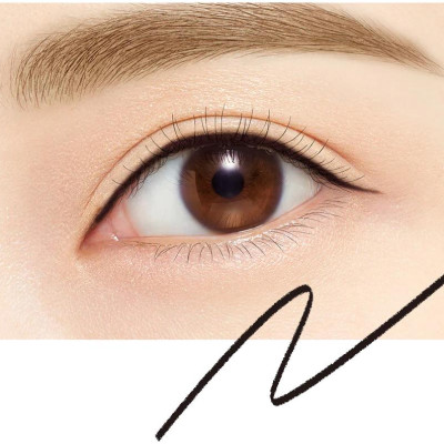 Bút Chì Gel Kẻ Mí Mắt Siêu Chống Trôi Dạng Xoay Màu Đen Kissme Heroine Make #01