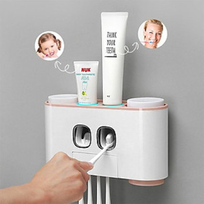 Dụng cụ nhả kem đôi tự động - bộ nhả kem đôi tặng kèm 4 cốc tử tính E1802