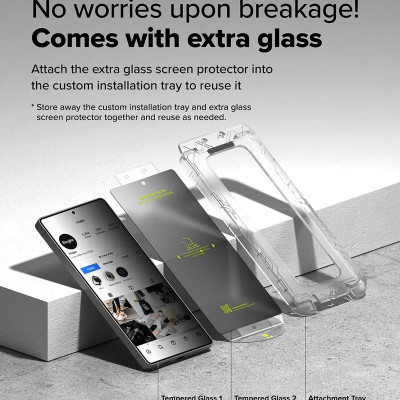 [Combo 2] Dán cường lực chống nhìn trộm cho Samsung Galaxy S25 Ultra RINGKE Easy Slide Privacy Tempered Glass - Hàng Chính Hãng