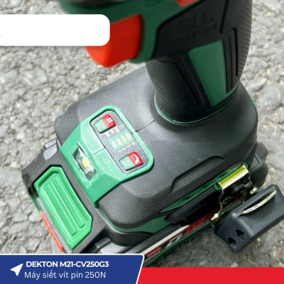 COMBO Máy Siết 250N Vít Dùng Pin 21V Dekton M21-CV250G3 KÈM 1 PIN M21-B3000 + 1 SẠC M21-S20 DEKTON - KM_T8 -HÀNG CHÍNH HÃNG