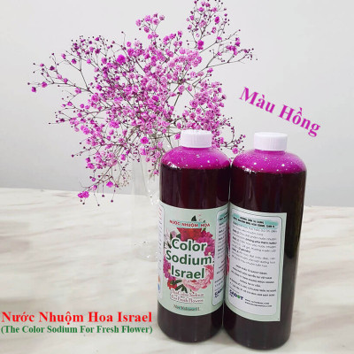 Dung Dịch Nhuộm Hoa Cắt Cành Đổi Màu (Combo 4 chai) theo Công Nghệ Israel giúp hoa nhuộm đổi màu theo ý muốn – The Color Sodium for Fresh Flowers
