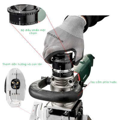 Máy Vát Mép Metabo KFM 16-15 F