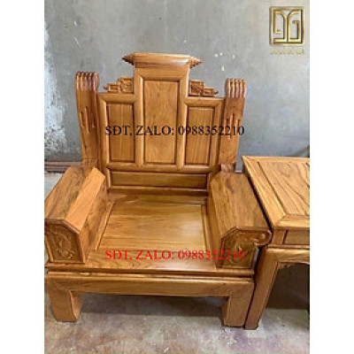 Bộ Bàn Ghế Âu Á Gỗ Sôid