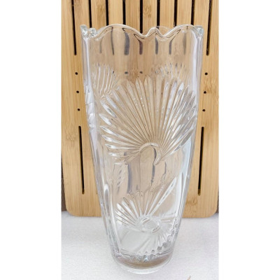 LỌ CĂM HOA THỦY TINH CAO 30CM HOA LÁ CỌ