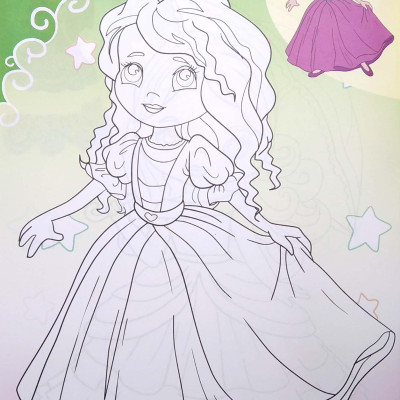 Em Tập Tô Màu - Chủ Đề Công Chúa Diễm Lệ