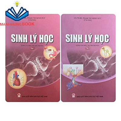 Sách -  Combo Sinh Lý Học Tập 1 + Tập 2 (Dùng Cho Đào Tạo Sau Đại Học)