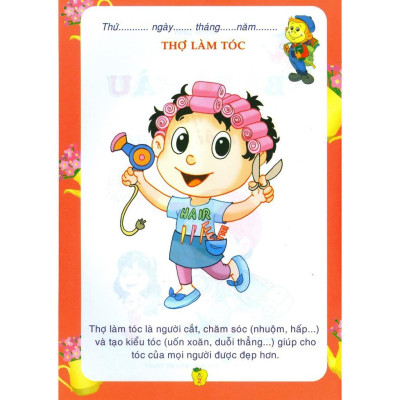 Sách - Bé Tô Màu & Làm Quen Với Môi Trường - Nghề Nghiệp - Tân Việt Books