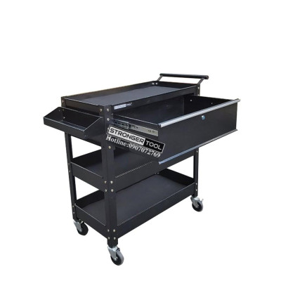 Xe đẩy dụng cụ 3 khay 1 ngăn kéo to Stronger Tool