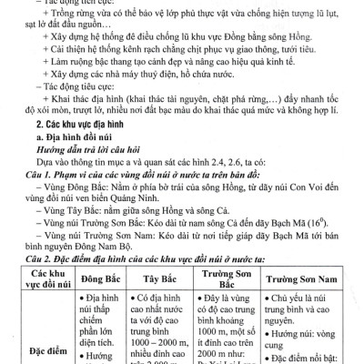 Hướng Dẫn Trả Lời Câu Hỏi Và Bài Tập Địa Lí Lớp 8 (Bám Sát SGK Kết Nối Tri Thức Với Cuộc Sống) _HA