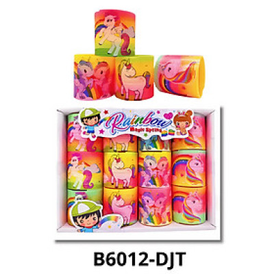 RAINBOW SPRING - B6012-DJT Lò xo cầu vồng hình ngựa Pony (KT 6x6x6cm)