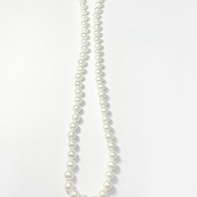 Chuỗi vòng cổ Ngọc Trai trắng nuôi nước ngọt kiểm định AIG_03