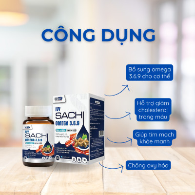 Viên nang dầu hạt sachi inchi bổ sung omega 3-6-9 lọ 60 viên