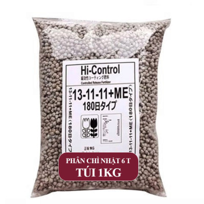 Phân Tan Chậm Hỗn Hợp Nhật (Hủ 1kg) tự hòa tan trong 6 tháng 14-11-11+ME giúp cây trồng, rau sạch đủ dinh dưỡng và tiết kiệm chăm sóc