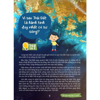 Sách - 10 Vạn Câu Hỏi Vì Sao - Kiến Thức Bách Khoa - Trái Đất Diệu Kỳ  - Việt Thư