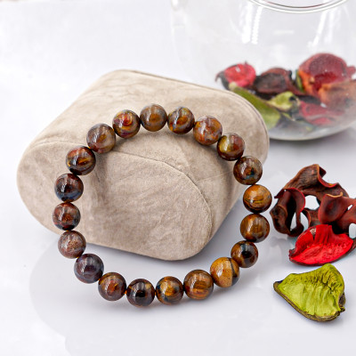 Vòng tay phong thủy Pietersite nâu 10 mm