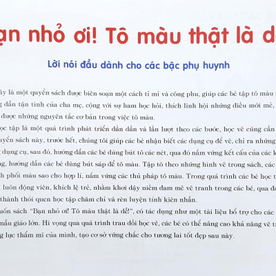 Bộ Sách Bạn Nhỏ Ơi Tô Màu Thật Là Dễ: Vẽ Lên Những Gam Màu Tươi Sáng Của Trẻ Thơ (Bộ 9 Cuốn)