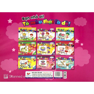 Sách - Bạn Nhỏ Ơi, Tô Màu Thật Là Dễ - Tập 9 - Tân Việt Books