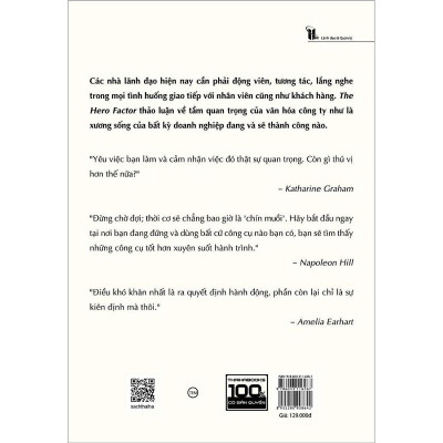 Sách - The Hero Factor - Các Nhà Lãnh Đạo Vĩ Đại Thay Đổi Tổ Chức Và Tạo Nên Văn Hóa - Thái Hà Books