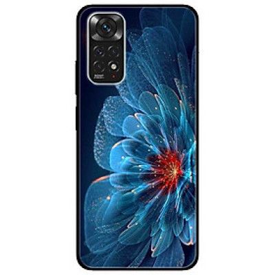 Ốp lưng dành cho Xiaomi Redmi Note 11 4G - Mẫu Đơn Xanh Đỏ