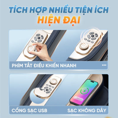 Ghế Massage Lifesport LS-339, Ghế Massage Gồm 20 Bài Massage 5 Kỹ Thuật Massage Điều Luyện, Điều Khiển Bằng Giọng Nói