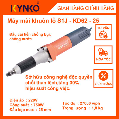 Máy mài khuôn lỗ cầm tay chính hãng Kynko S1J- KD62 -25 Chống bụi, chống nước # 6623 giá tốt