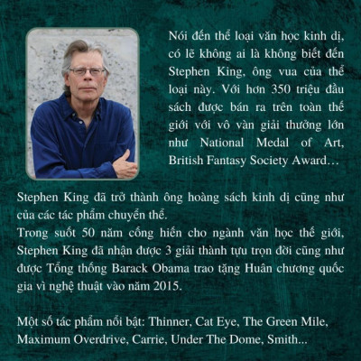 Sách - Chuyện Nghề Viết Và Góc Khuất Cuộc Đời Của Ông Hoàng Kinh Dị - Stephen King - 1980 Books