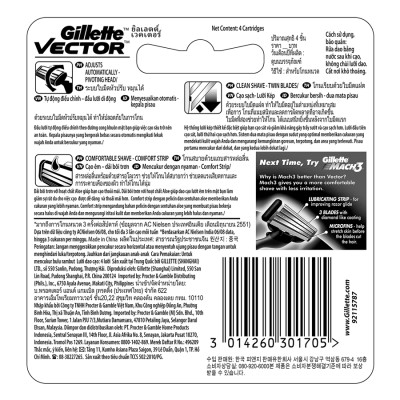 Lưỡi Dao Cạo Gillette Vector 4