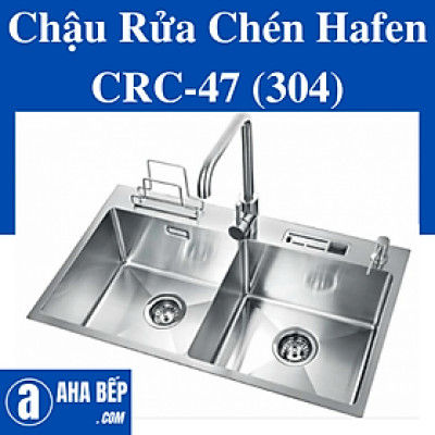 CHẬU RỬA CHÉN HAFEN CRC-47(304) - HÀNG CHÍNH HÃNG