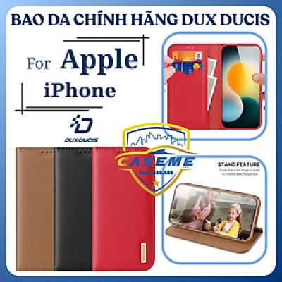 Bao Da Dux Ducis Hivo Series Kèm Ví Đựng Thẻ Cho iPhone Air, iPhone 17, iPhone 17 Pro, iPhone 17 Pro Max - Hàng Chính Hãng