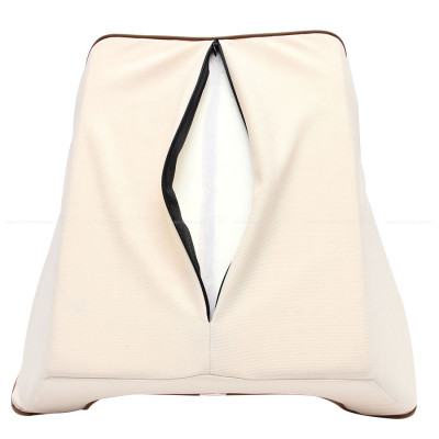 Tựa Lưng Ô Tô Cao Su Non Vải Nỉ CIND G002 Màu Kem