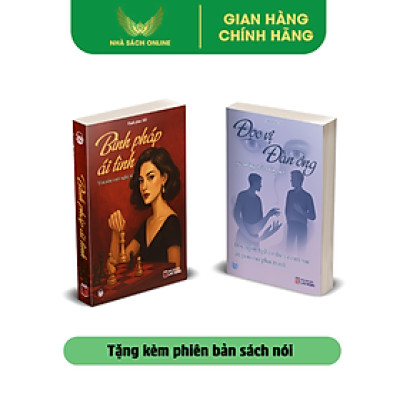 Combo 2 cuốn sách Đọc vị đàn ông + Binh pháp ái tình (Sách chính hãng  - HP360)